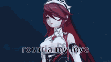 Rosaria Rosaria Genshin GIF - Rosaria Rosaria Genshin Genshin Impact GIFs
