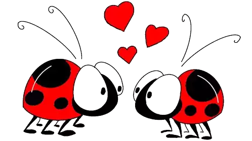 Love Bugs Sticker - Love Bugs Hearts Stickers