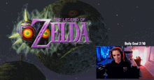 a screenshot of the legend of zelda with a daily goal of 2/10