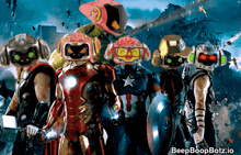 Beepboopbotz Avengers GIF - Beepboopbotz Avengers Team GIFs