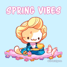 Spring Flowers Hello Spring GIF - Spring Flowers Hello Spring First Day Of Spring GIFs