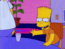 Bart Wolf Howl - The Simpsons GIF - The Simpsons Bart Simpson Bart GIFs