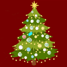 Christmas Tree Christmas Decoration GIF - Christmas Tree Christmas Decoration Ornaments GIFs