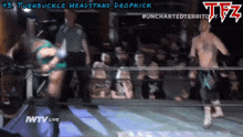 a wrestling match is being shown live on wtv