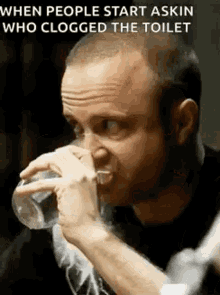 Toilet Clogged GIF - Toilet Clogged Drink GIFs