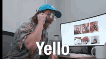 Hello Yello GIF - Hello Yello Phone GIFs
