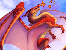 Dragon Skywing GIF - Dragon Skywing Wings Of Fire GIFs