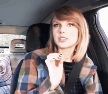 Taylor Swift Car GIF - Taylor Swift Car Wink GIFs