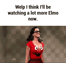 Watching Elmo A Lot More Now Jiggle GIF - Watching Elmo A Lot More Now Jiggle Elmo GIFs