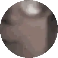 a pixelated image of a circle with a few dots on it