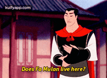 Does Fa Mulan Live Here?.Gif GIF - Does Fa Mulan Live Here? Performer Person GIFs