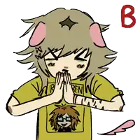 a drawing of a person wearing a shirt that says renw on it