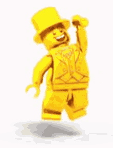 Lego Mr Gold GIF - Lego Mr Gold Series10 GIFs