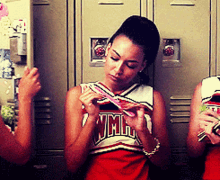 Glee Santana Lopez GIF - Glee Santana Lopez Nail Polish GIFs