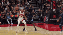 Toronto Raptors Scottie Barnes GIF - Toronto Raptors Scottie Barnes Basketball Shot GIFs