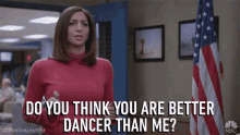 Do You Think You Are Better Dancer Than Me Who Do You Think You Are GIF - Do You Think You Are Better Dancer Than Me Who Do You Think You Are You Cant Beat Me GIFs