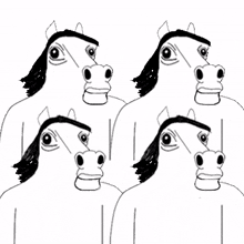 cartoon horse