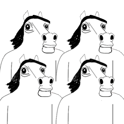 Horse Comic Sticker - Horse Comic Cartoon Stickers