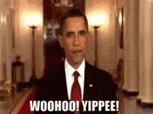 Obama Woohoo GIF - Obama Woohoo Yippee GIFs