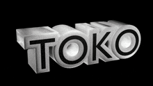 a 3d rendering of the word toko next to a sonic character
