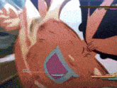 a screenshot of a video game with goku screaming