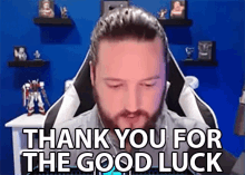 Thank You For The Good Luck Support GIF - Thank You For The Good Luck Good Luck Support GIFs