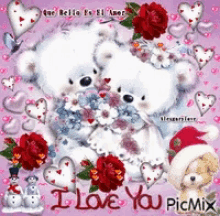 I Love You Hearts GIF - I Love You Hearts Bears GIFs