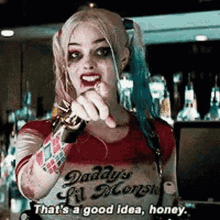 Harley Quinn Good Idea GIF - Harley Quinn Good Idea Yes GIFs