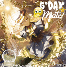 Nene Kusanagi Gday Mate GIF - Nene Kusanagi Gday Mate Good Day GIFs
