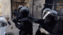 Antidisturbios Policía Okupas Carga Policial GIF - Anti Riot Police Police Riot GIFs