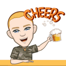 Militar Cheers GIF - Militar Cheers Beer GIFs