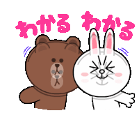 Cony Brown Sticker - Cony Brown Line Stickers