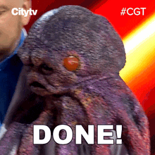 Done Mr Cuddles The Evil Octopus GIF - Done Mr Cuddles The Evil Octopus Canadas Got Talent GIFs