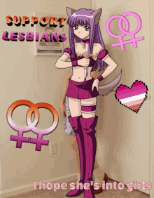 Lesbian Lesbian Pride GIF - Lesbian Lesbian Pride Fujiwara Zakuro GIFs