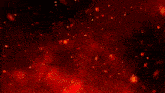 the word burger is on a red background