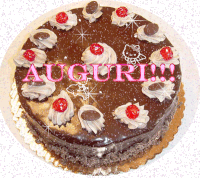 Auguri Compleanno Torta Cake Sticker - Auguri Compleanno Torta Cake Stickers