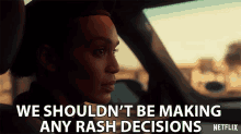 We Shouldnt Be Making Any Rash Decision Pearl Thusi GIF - We Shouldnt Be Making Any Rash Decision Pearl Thusi Queen Sono GIFs