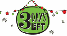 Christmas Countdown 3days Until Christmas GIF - Christmas Countdown 3days Until Christmas 3days Left GIFs
