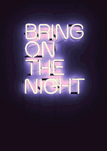 Weekend Bring On The Night GIF - Weekend Bring On The Night Neon Sign GIFs