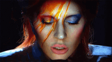Lady Gaga As David Bowie GIF - Ladygaga Davidbowie Grammys GIFs