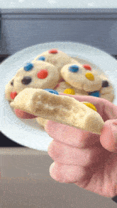 Sugar Cookies Dessert GIF - Sugar Cookies Dessert M And M Cookies GIFs