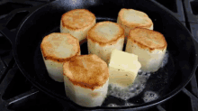 Crusty Potatoes Roasted With Butter And Stock GIF