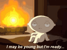 Stewie Griffin Family Guy GIF - Stewie Griffin Family Guy I May Be Young GIFs