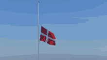 Flag Danish GIF - Flag Danish Half GIFs