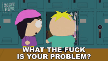 What The Fuck Is Your Problem Wendy Testaburger GIF - What The Fuck Is Your Problem Wendy Testaburger Butters Stotch GIFs