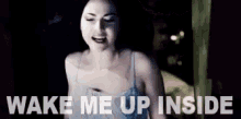 Wake Me Up Inside Evanescence GIF - Wake Me Up Inside Evanescence Amy Lee GIFs