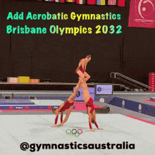 Acrobatics Acro Acrobat Gymnast Gymnastics GIF