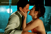 Kissing Ben Aldridge GIF