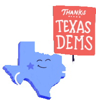 Thanks Texas Dems For Fighting For Democracy Texas Democrats Sticker - Thanks Texas Dems For Fighting For Democracy Thanks Texas Dems Texas Democrats Stickers