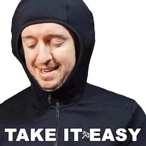 Take It Easy Peter Deligdisch Sticker - Take It Easy Peter Deligdisch Peter Draws Stickers